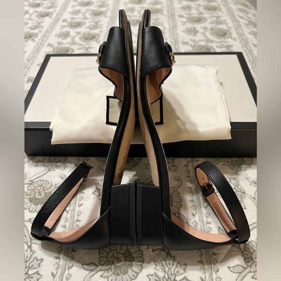 GUCCI HORSEBIT ANKLE STRAP BLACK SANDALS SIZE 36 EU / 6 US - $950.00 - Picture 7 of 11